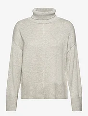 Levete Room - LR-ELAINE - džemperi ar augstu apkakli - light grey melange - 0