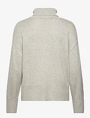 Levete Room - LR-ELAINE - džemperi ar augstu apkakli - light grey melange - 1