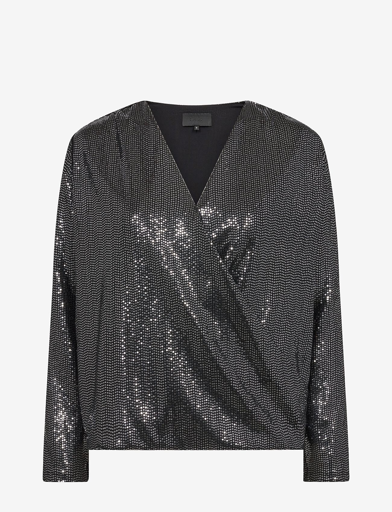 Levete Room - LR-EVELYN - pikkade varrukatega pluusid - c - black combi - 0