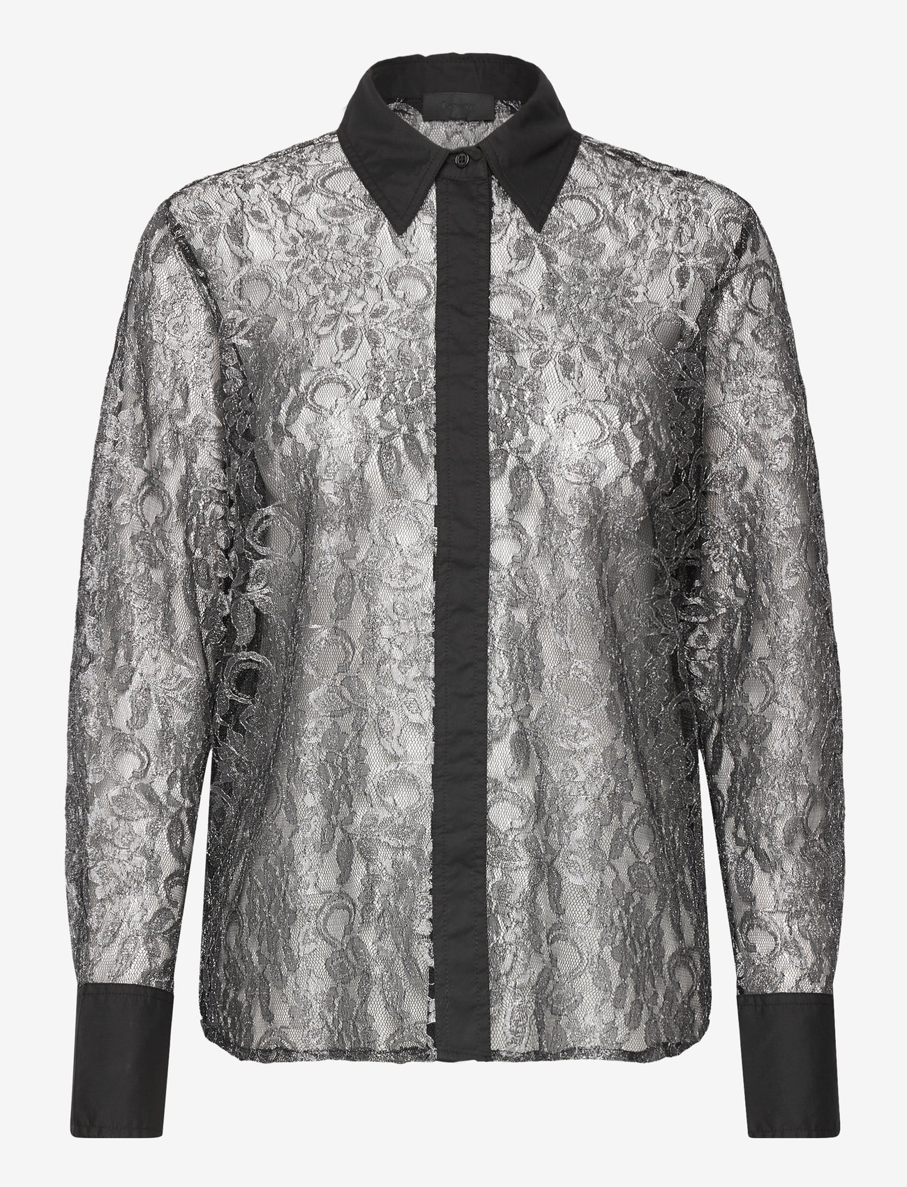 Levete Room - LR-ELIZA - langærmede skjorter - c - black combi - 0