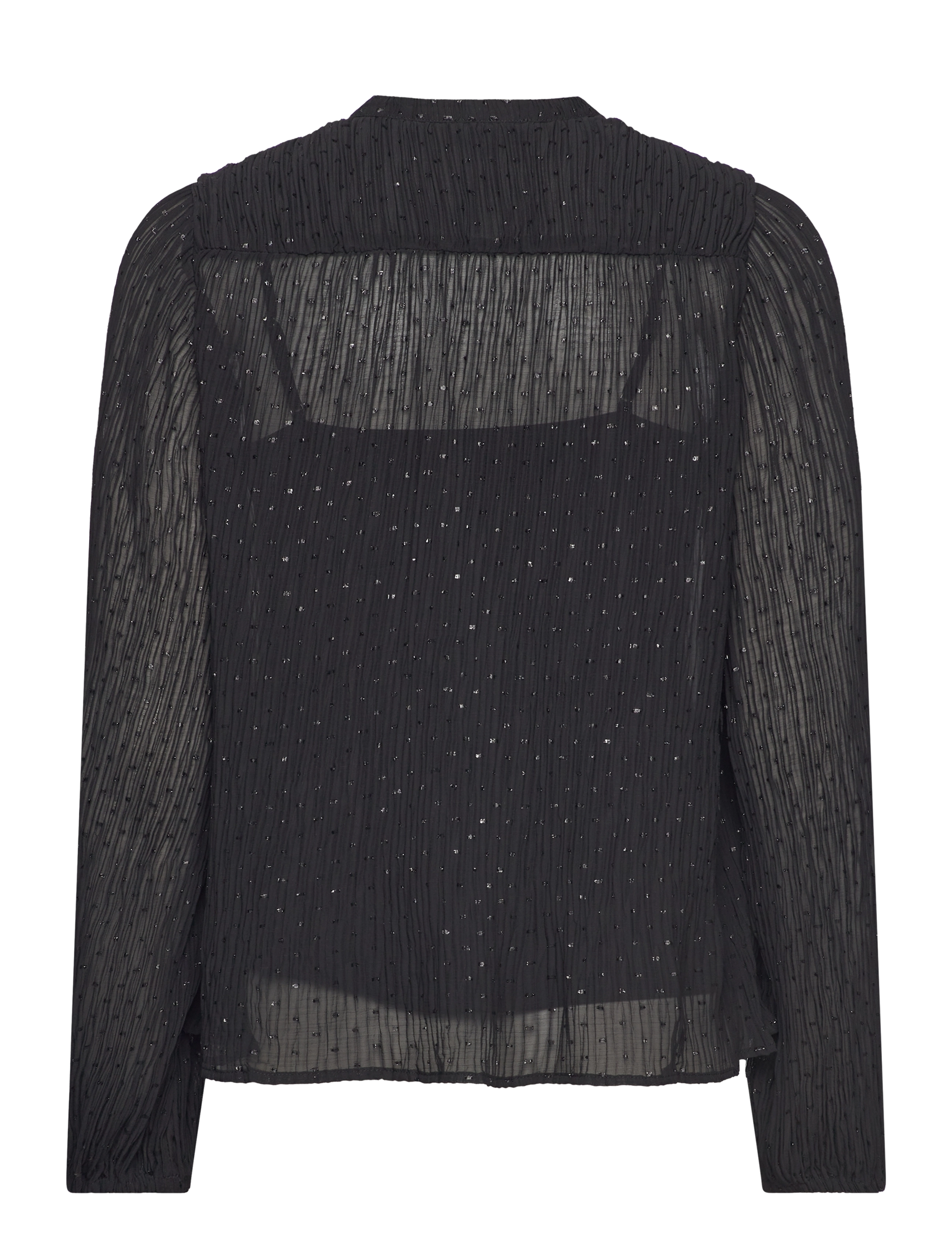 Levete Room - LR-EMMA - pikkade varrukatega pluusid - c - black combi - 1