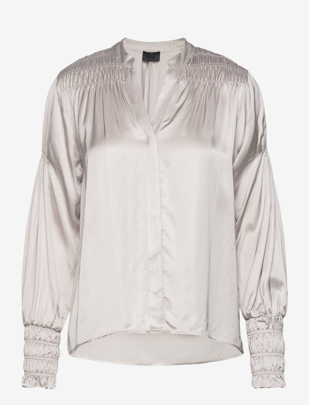 Levete Room - LR-ESTEL - blouses met lange mouwen - icey grey - 0