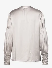 Levete Room - LR-ESTEL - long-sleeved blouses - icey grey - 1