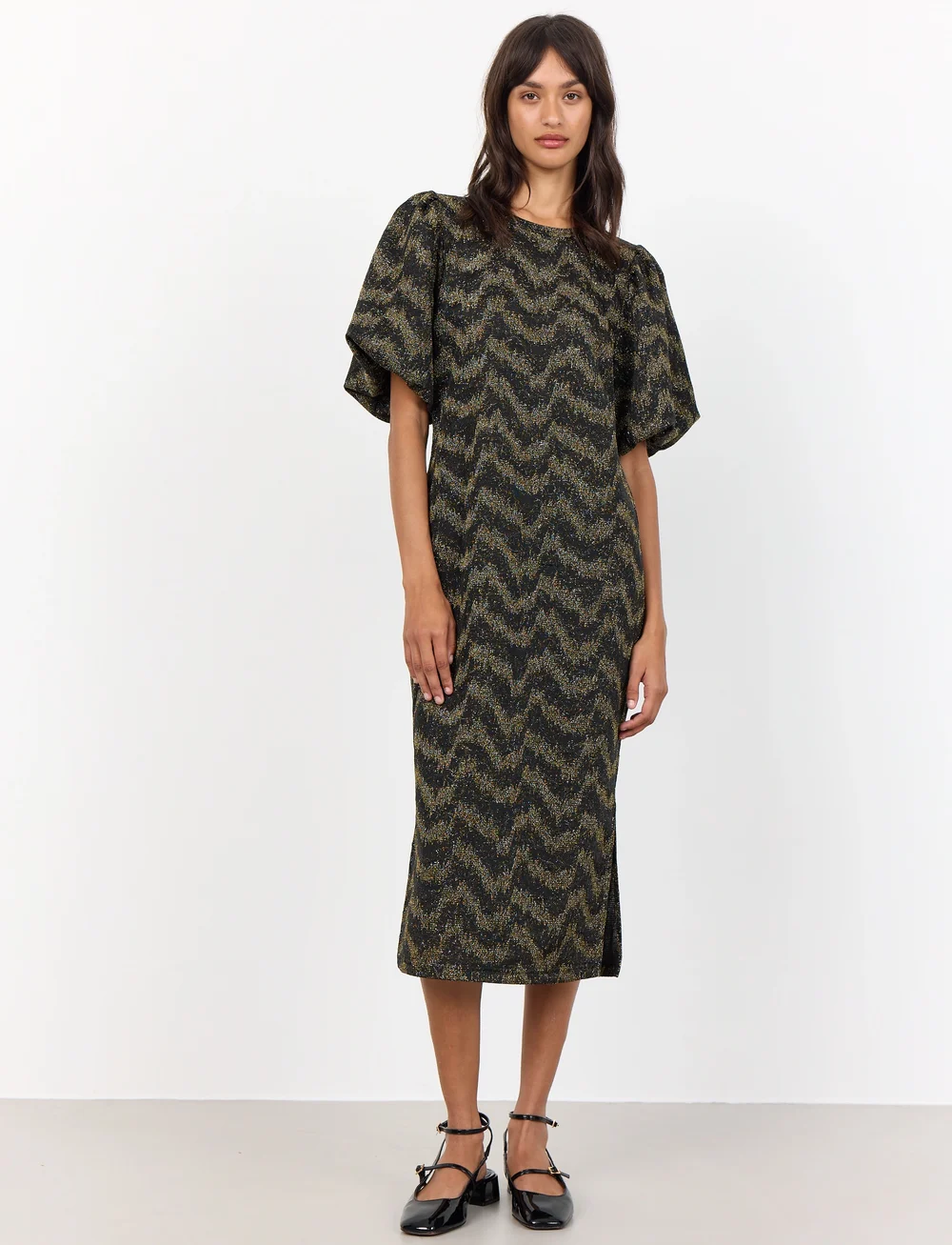 Levete Room - LR-JONE - cocktailklänningar - black combi - 0