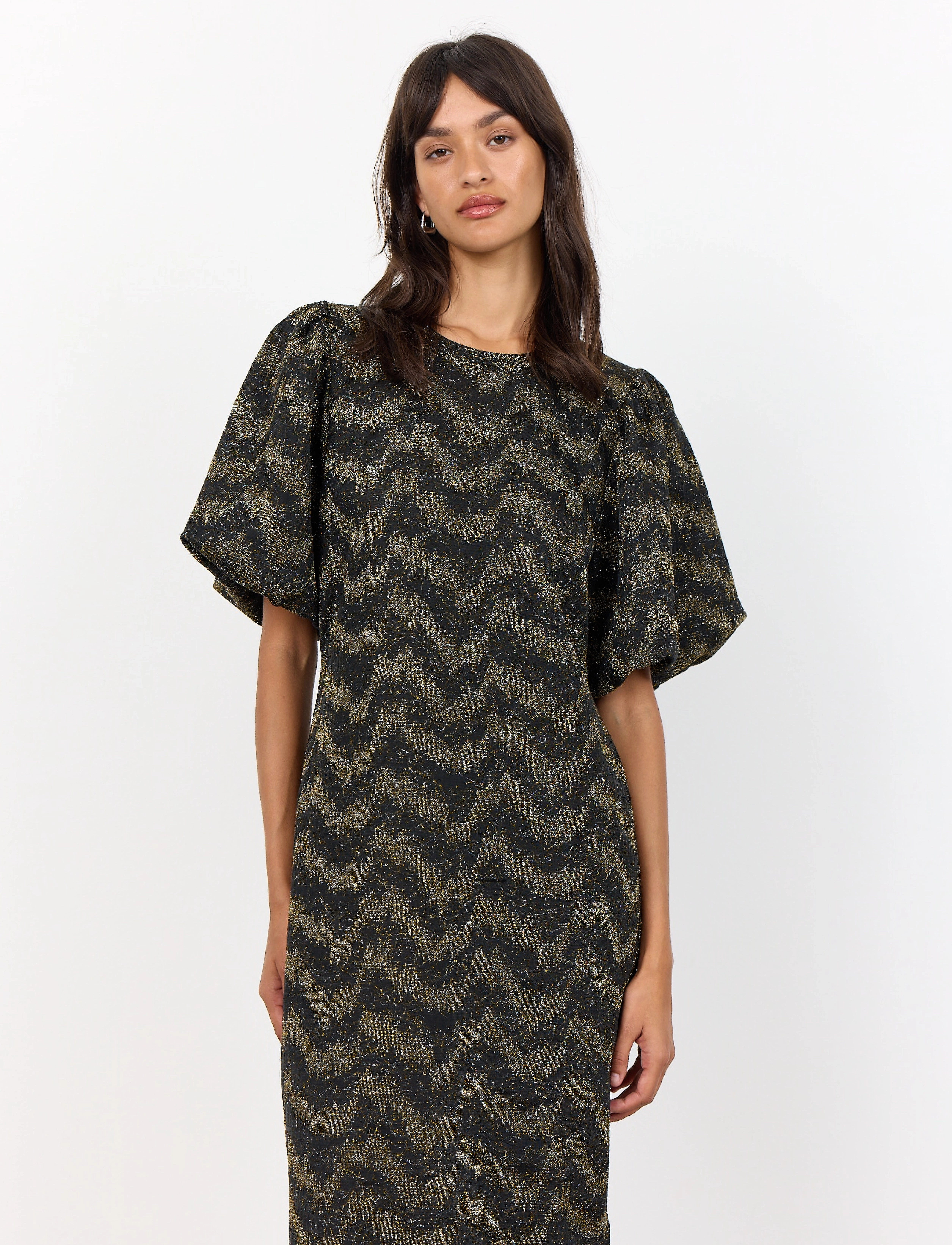 Levete Room - LR-JONE - midi-kleider - black combi - 3