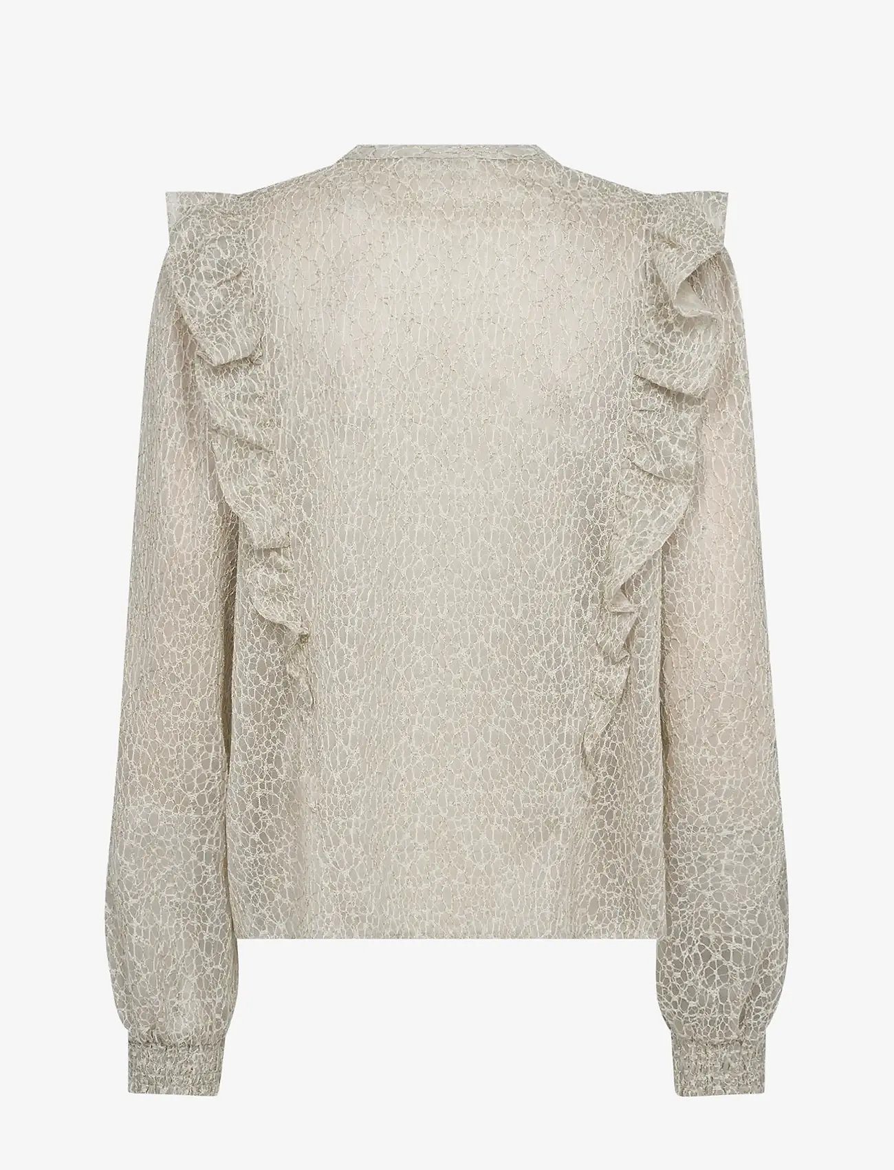 Levete Room - LR-JERRIE - pikkade varrukatega pluusid - dove combi - 1