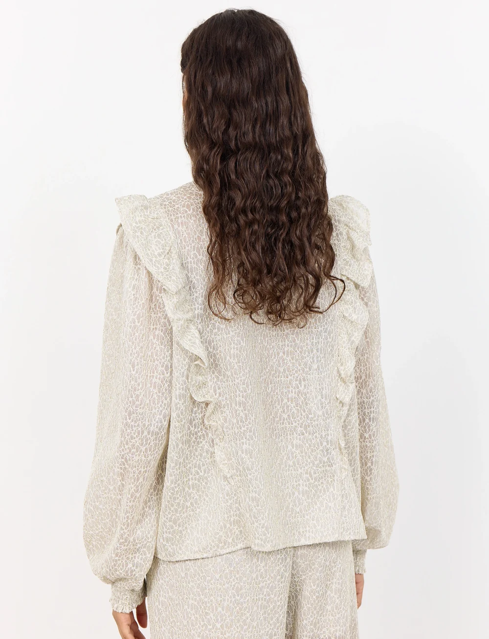 Levete Room - LR-JERRIE - långärmade blusar - dove combi - 5