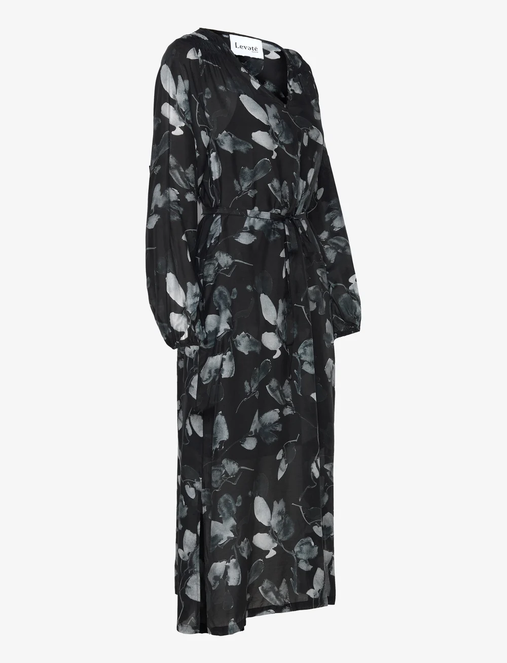 Levete Room - LR-JONNICA - midi kjoler - black combi - 3