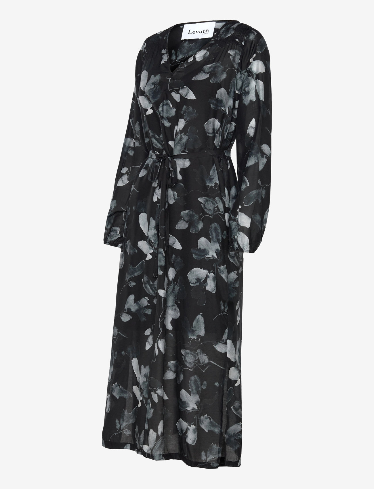 Levete Room - LR-JONNICA - midiklänningar - black combi - 4