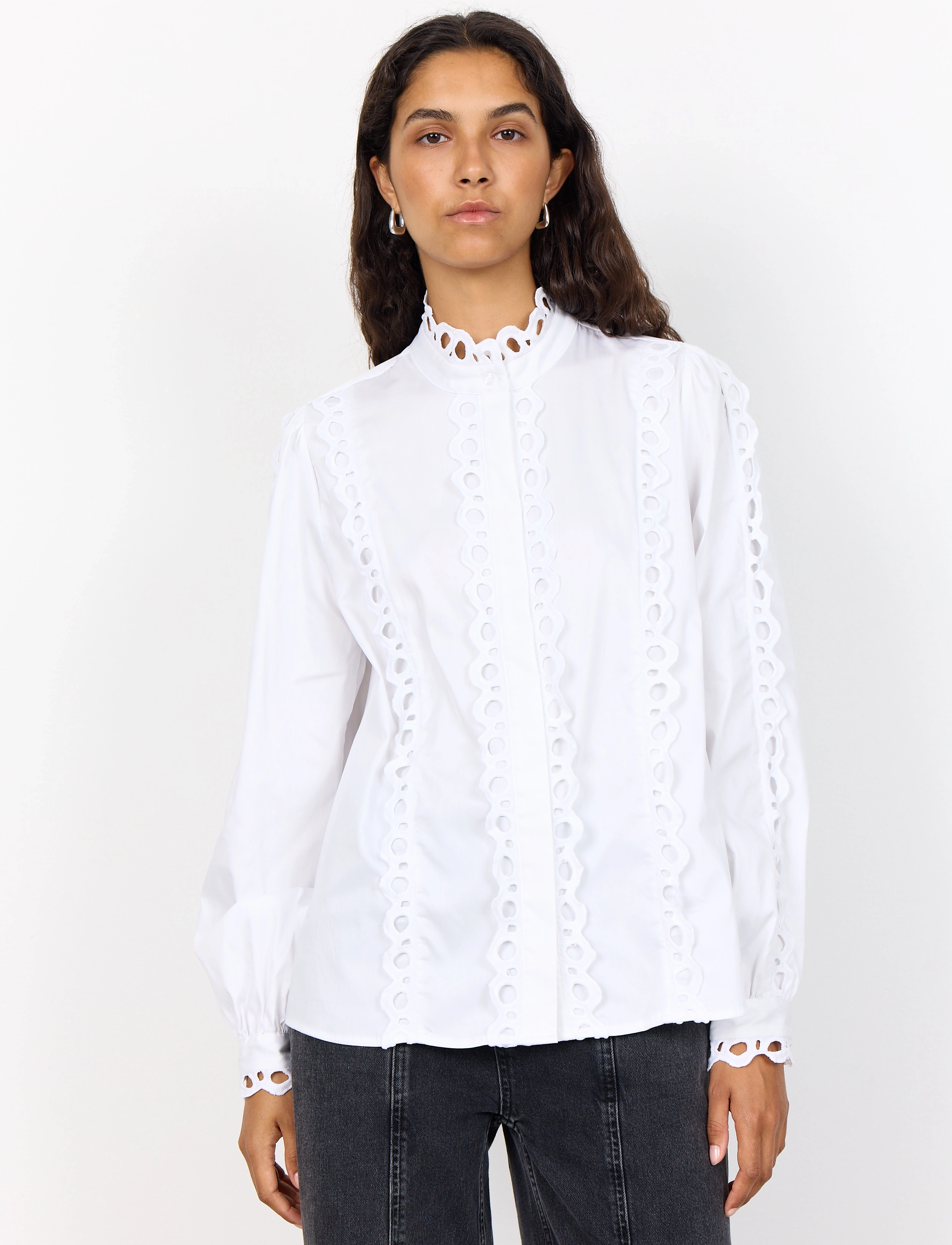 Levete Room - LR-ISLA SOLID - langærmede bluser - white - 3