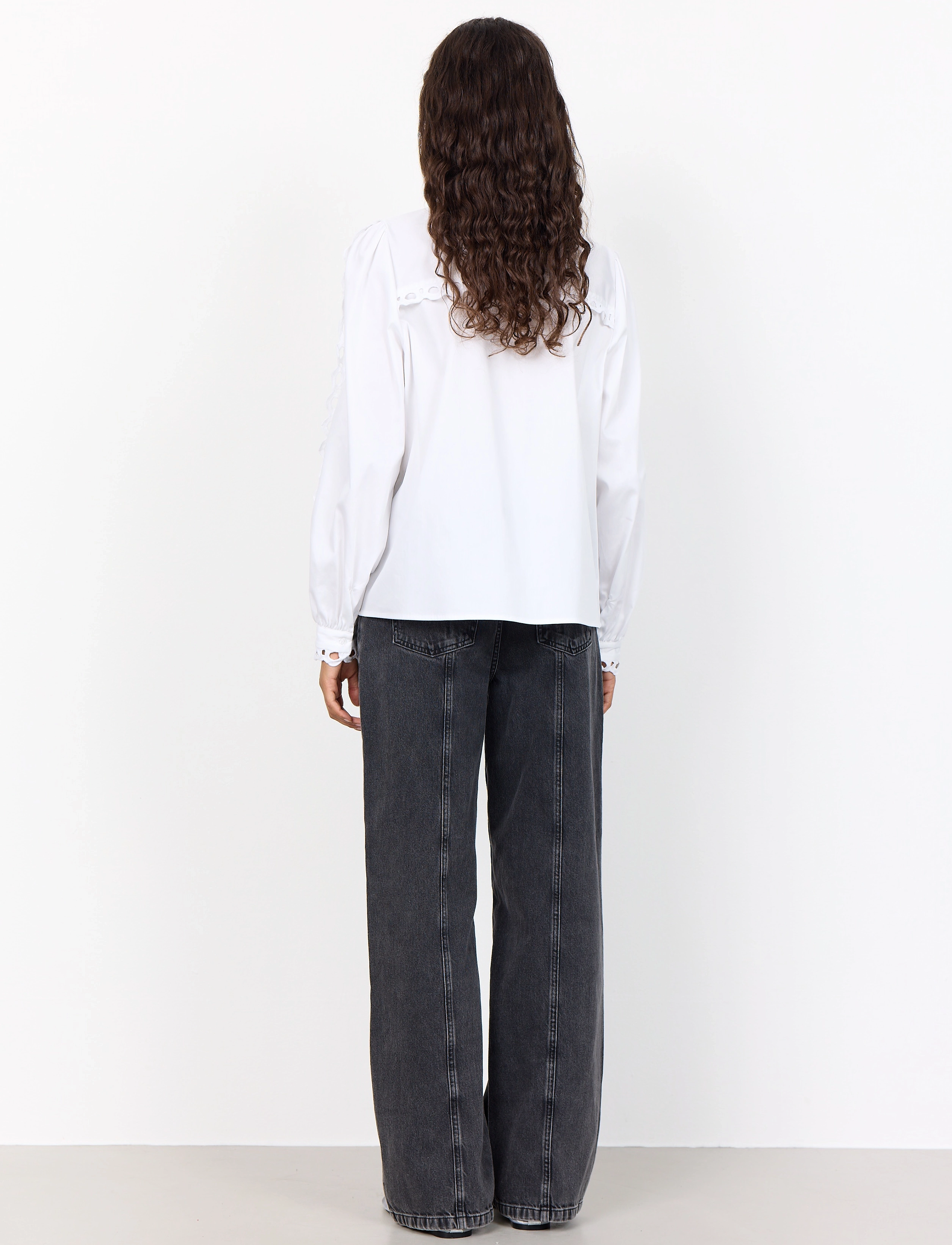 Levete Room - LR-ISLA SOLID - langærmede bluser - white - 4