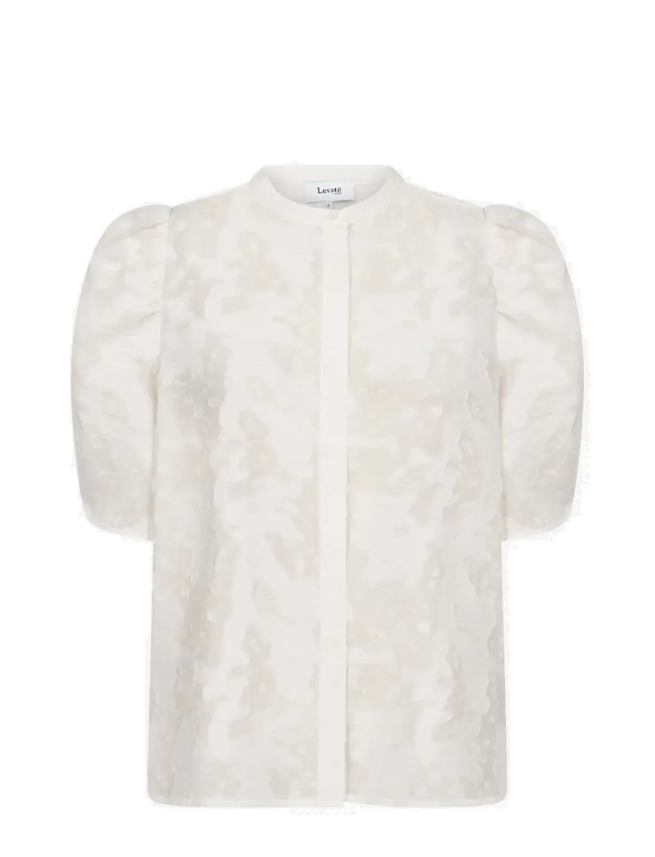 Levete Room LR-JOSY - Blouses & Shirts - STAR WHITE / white