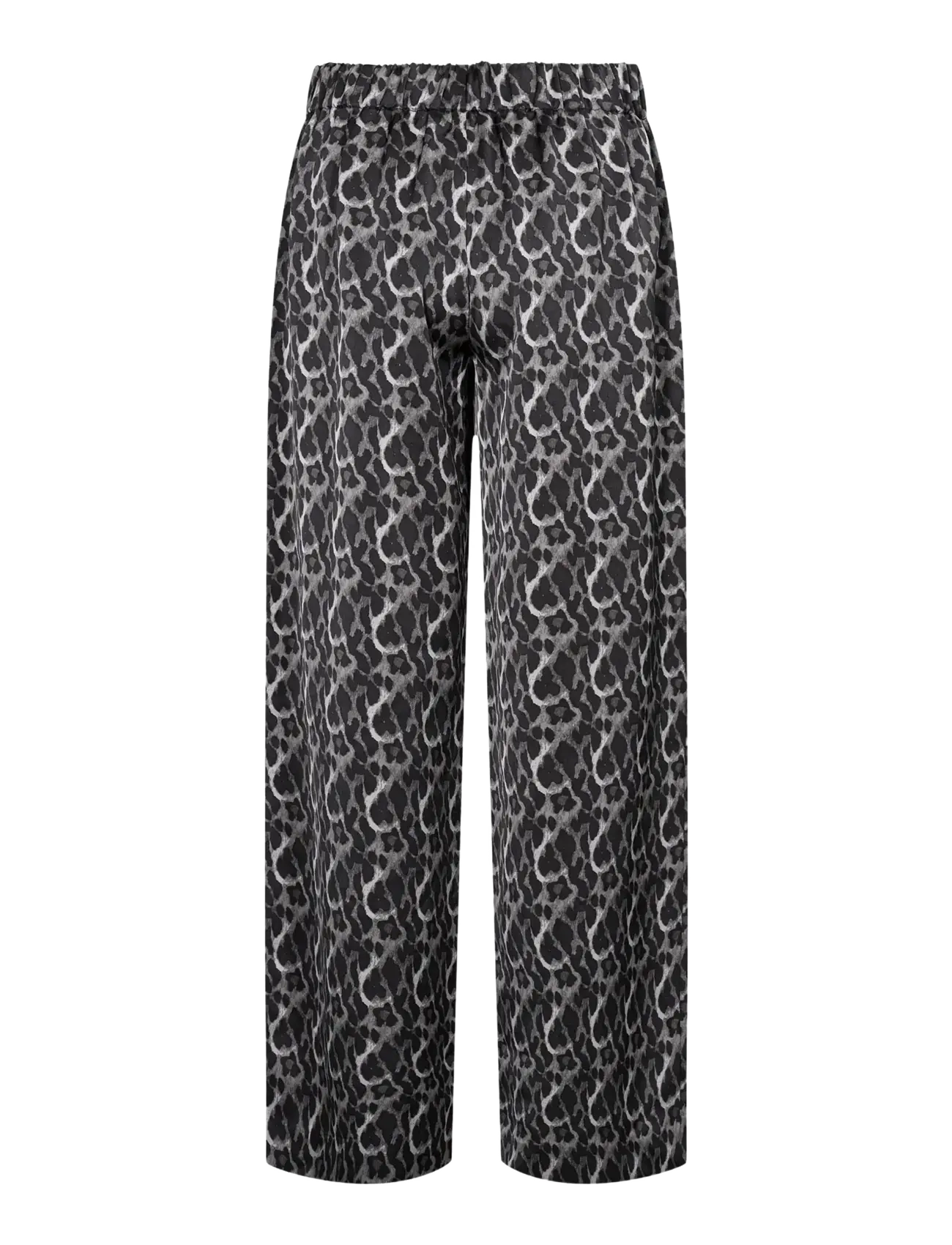 Levete Room - LR-ULANI - wide leg trousers - 9480c volcanic ash combi - 2