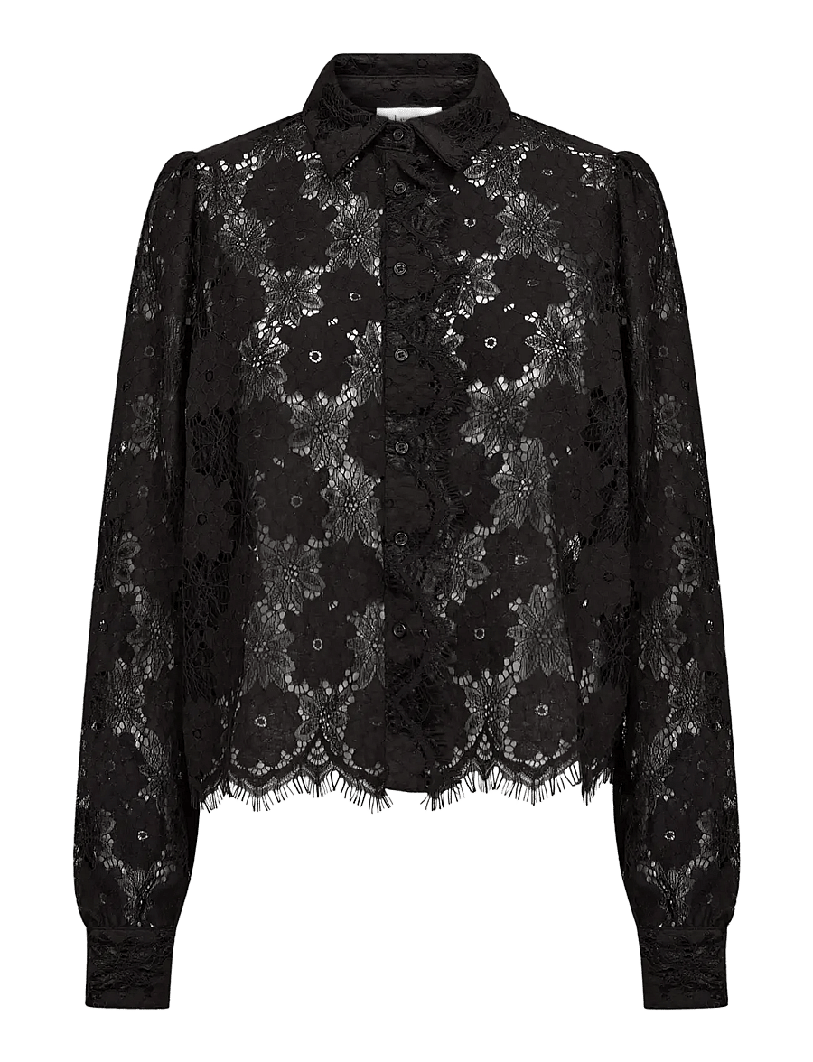 Levete Room - LR-UDON - pikkade varrukatega särgid - 9999 black - 1