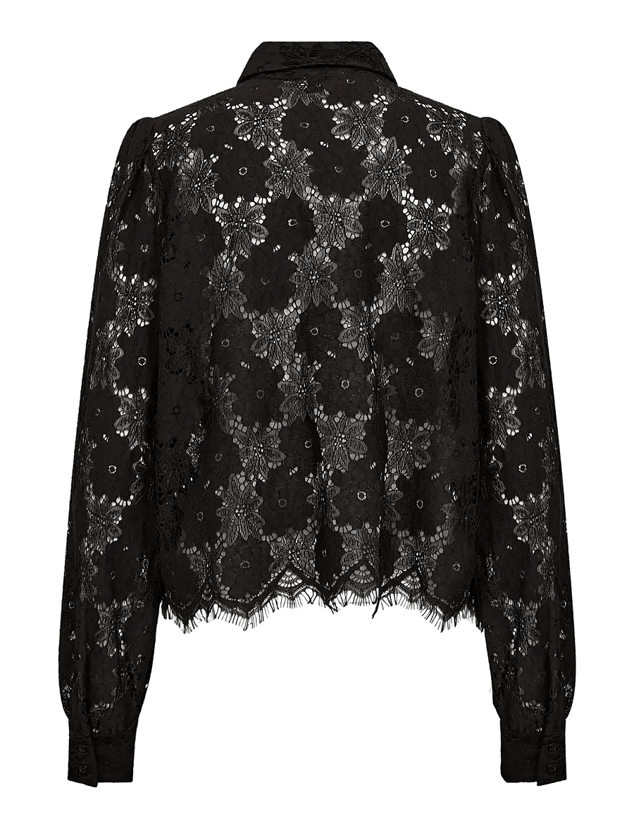 Levete Room - LR-UDON - pikkade varrukatega särgid - 9999 black - 2