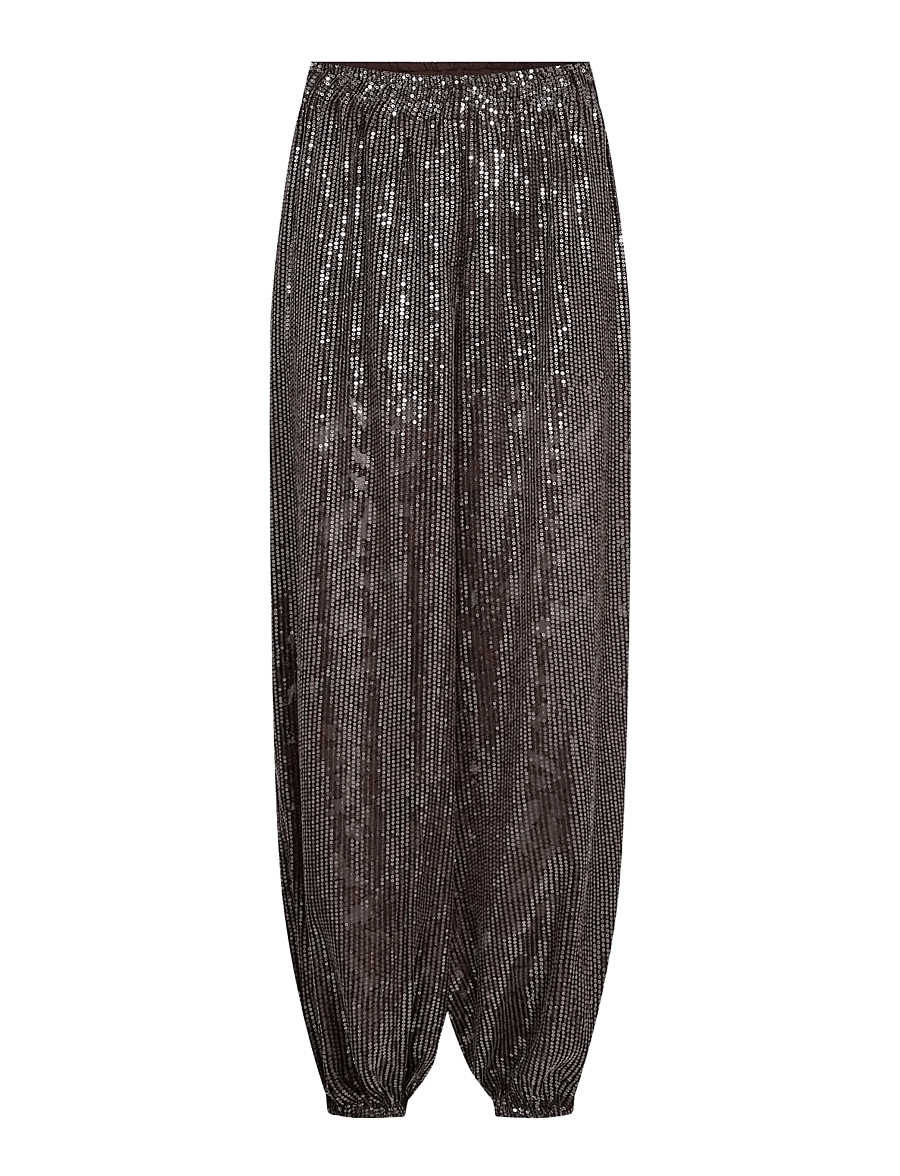 Levete Room - LR-URANIA - sweatpants - 8910 coffee bean - 1
