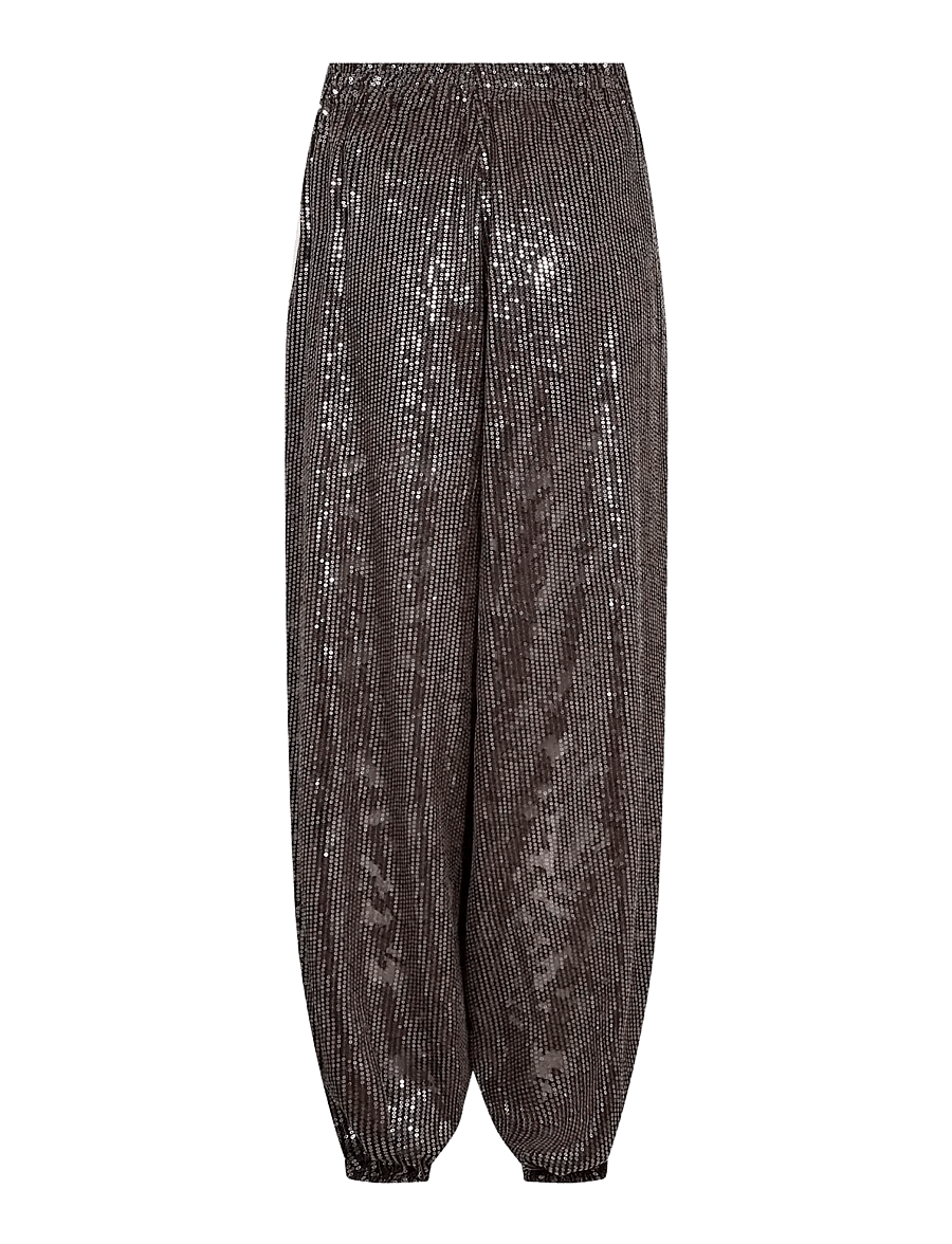 Levete Room - LR-URANIA - sweatpants - 8910 coffee bean - 2