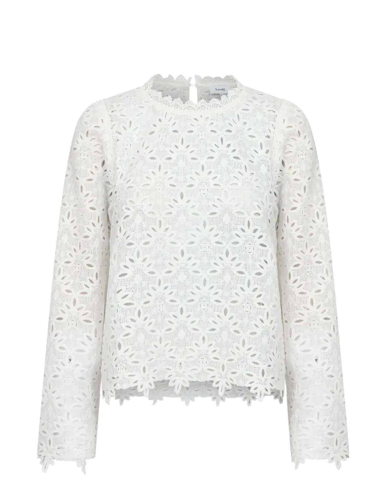Levete Room LR-ULLA - Blouses & Shirts - 1001 - STAR WHITE / white