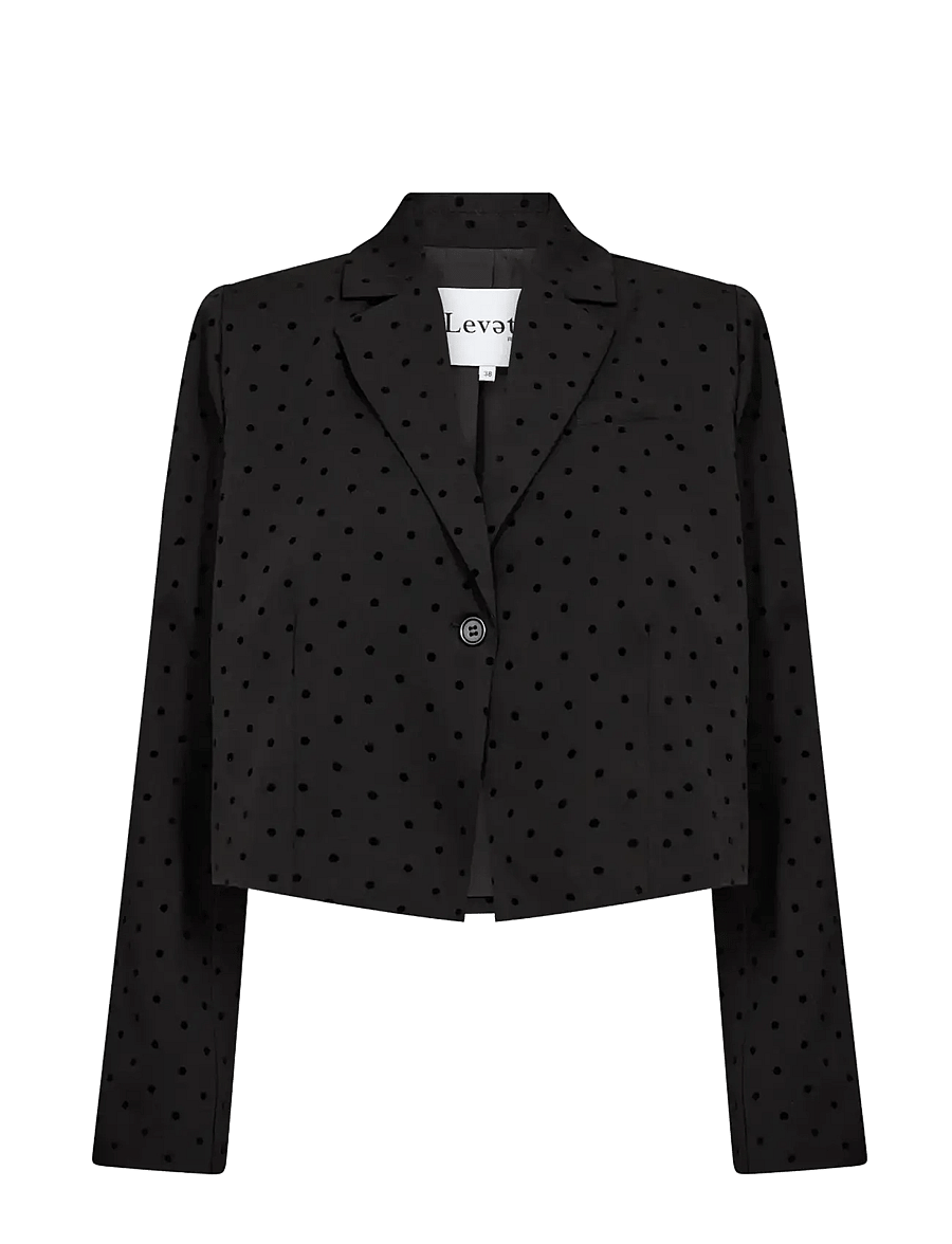 Levete Room - LR-URSULA - korte blazere - 9999 black - 1