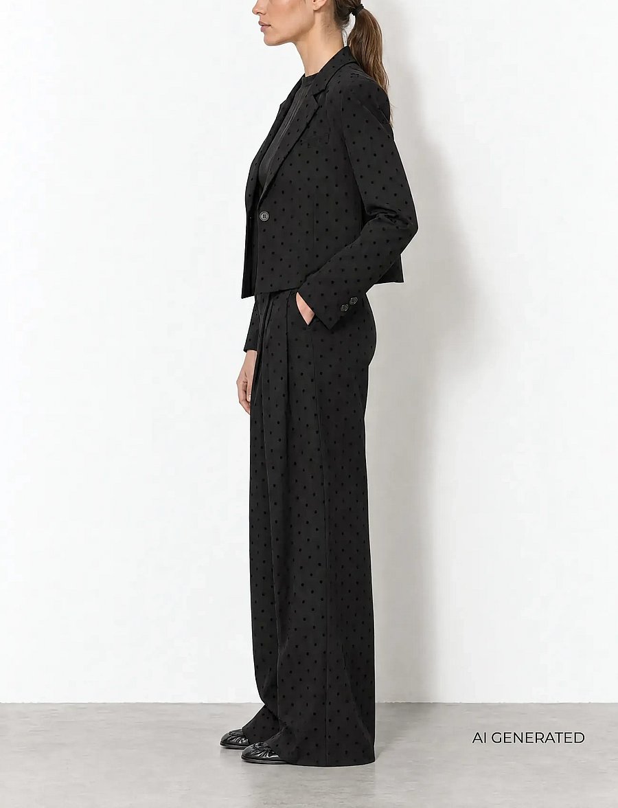 Levete Room - LR-URSULA - korte blazere - 9999 black - 3