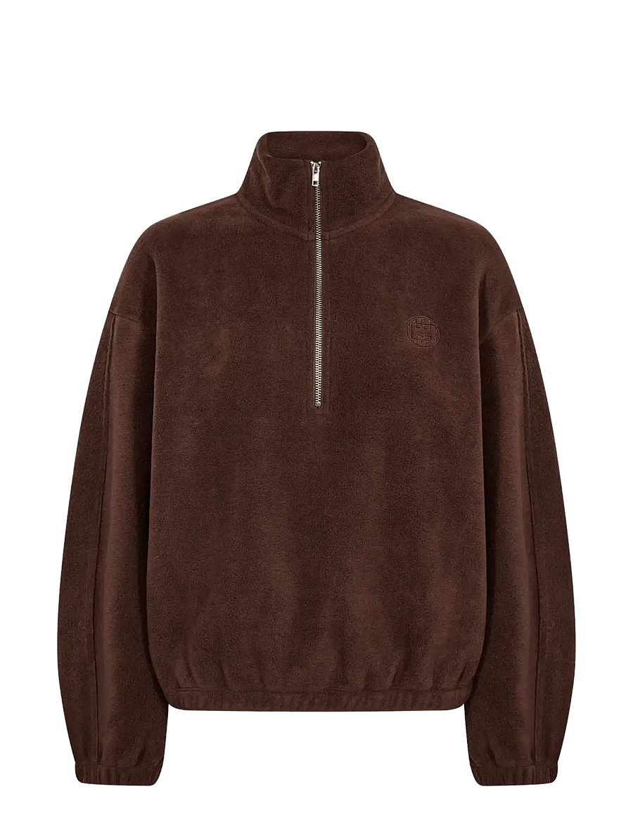 Levete Room - LR-URIELA - fleece og mellemlag - 8910 coffee bean - 1