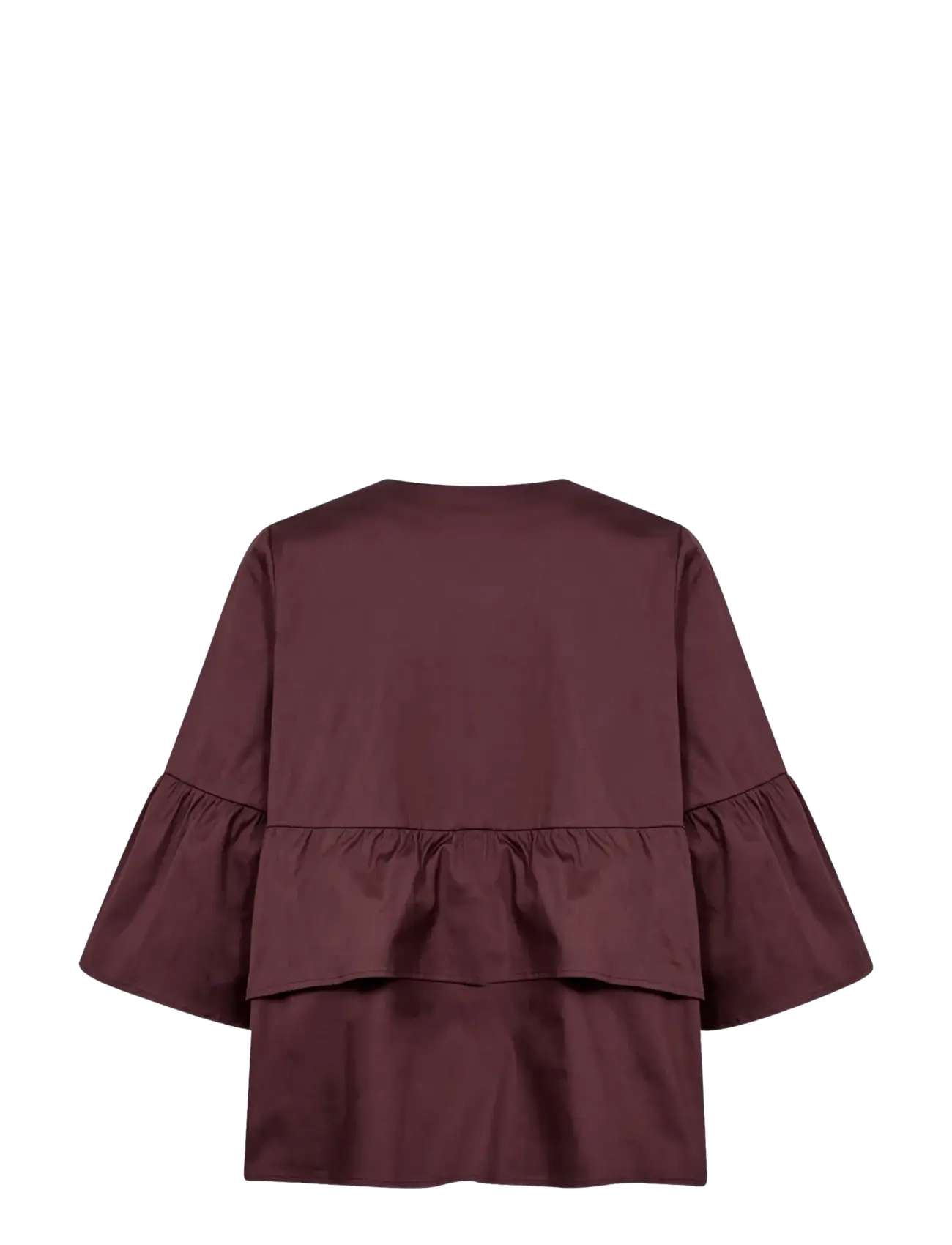 Levete Room - LR-ISLA SOLID - short-sleeved shirts - 4093 sassafras - 2