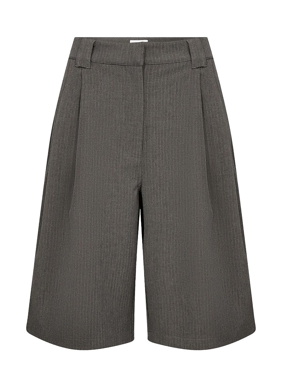 Levete Room - LR-UNITY - bermudashorts - 99906c - dark grey mel. combi - 1