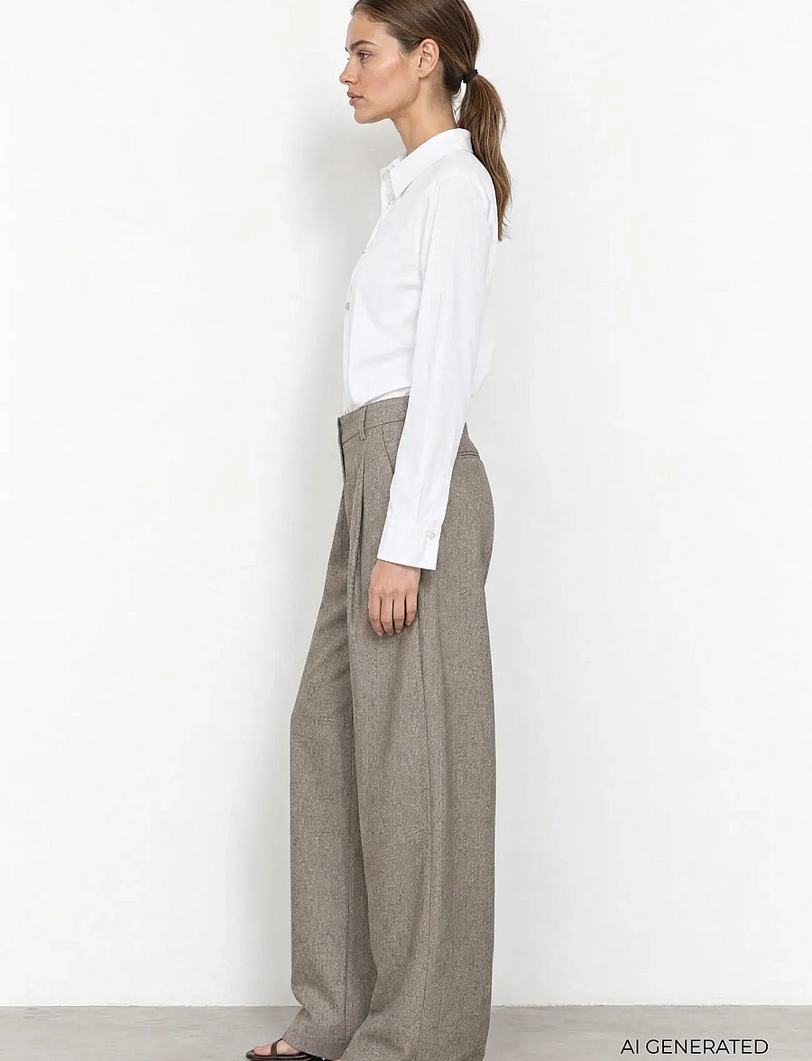 Levete Room - LR-ISLA SOLID - langärmlige hemden - 1000 white - 3