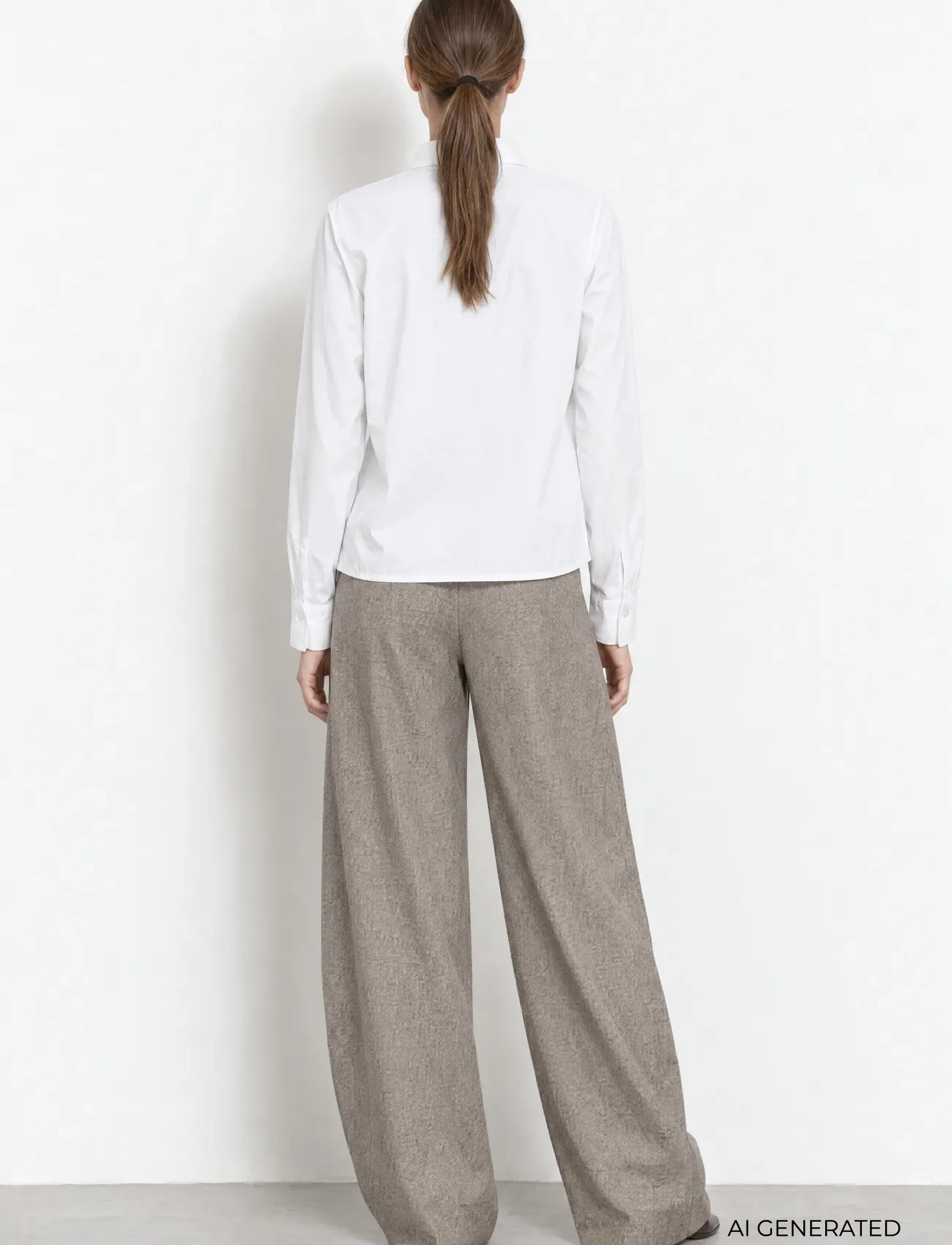 Levete Room - LR-ISLA SOLID - langärmlige hemden - 1000 white - 4