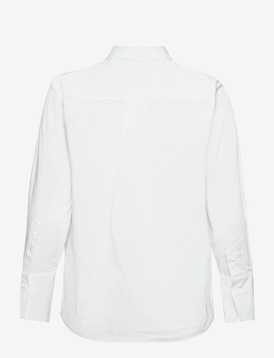 Levete Room - LR-ISLA SOLID - marškiniai ilgomis rankovėmis - white - 1