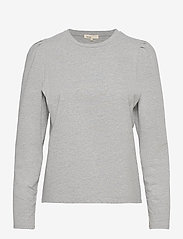 Levete Room - LR-ISOL - t-shirts & tops - l9950 - light grey melange - 0