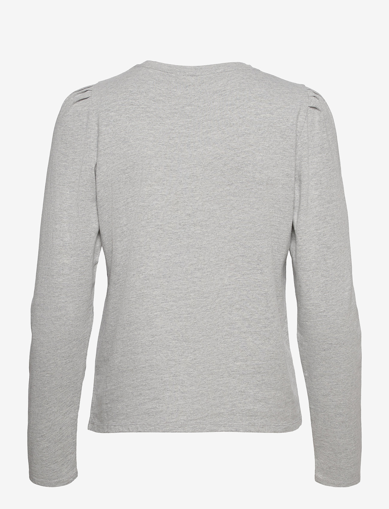 Levete Room - LR-ISOL - langærmede toppe - l9950 - light grey melange - 1