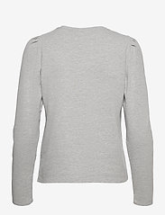 Levete Room - LR-ISOL - long-sleeved tops - l9950 - light grey melange - 1