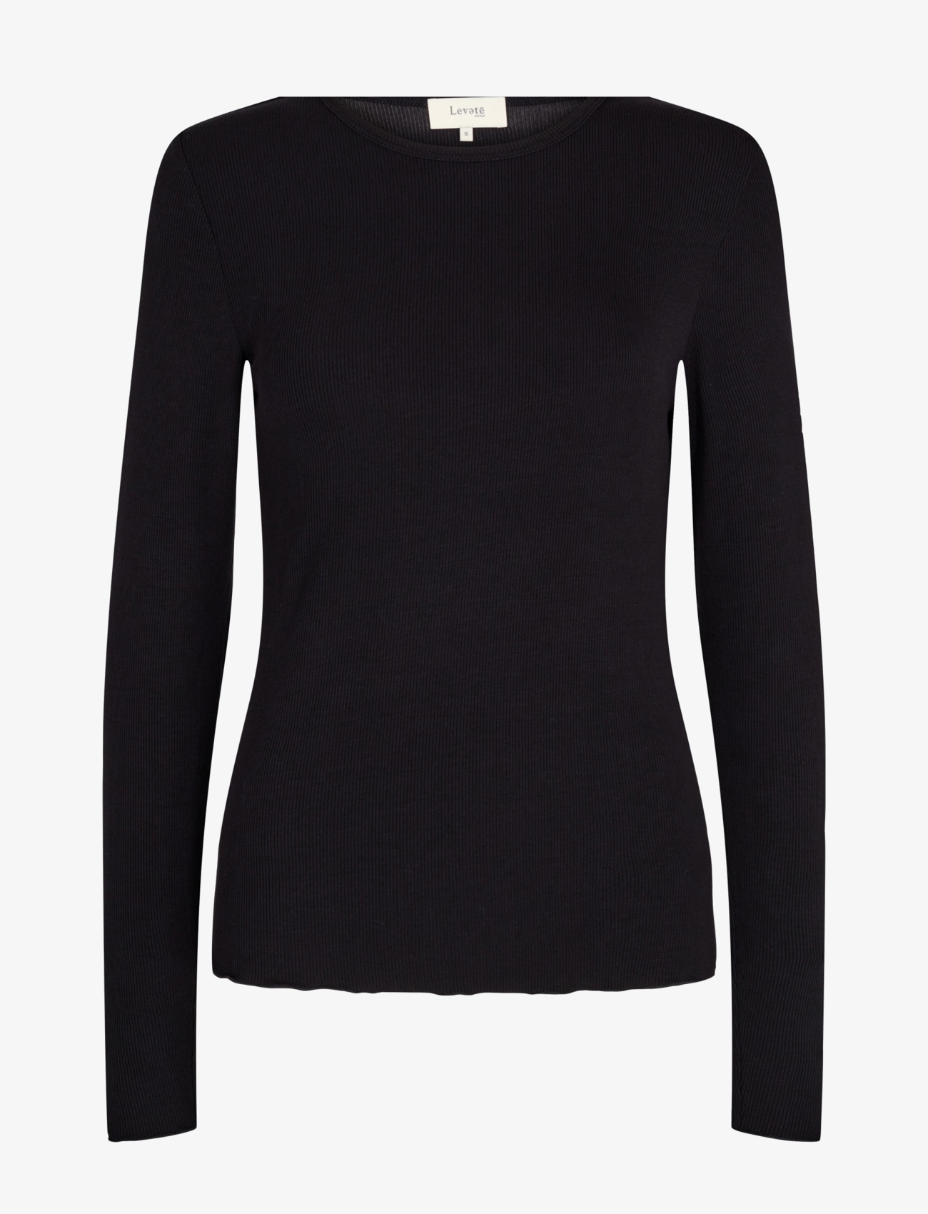 Levete Room Lr-Ika, S, T-shirts & Oberteile, Schwarz - Long-sleeved, Frauen