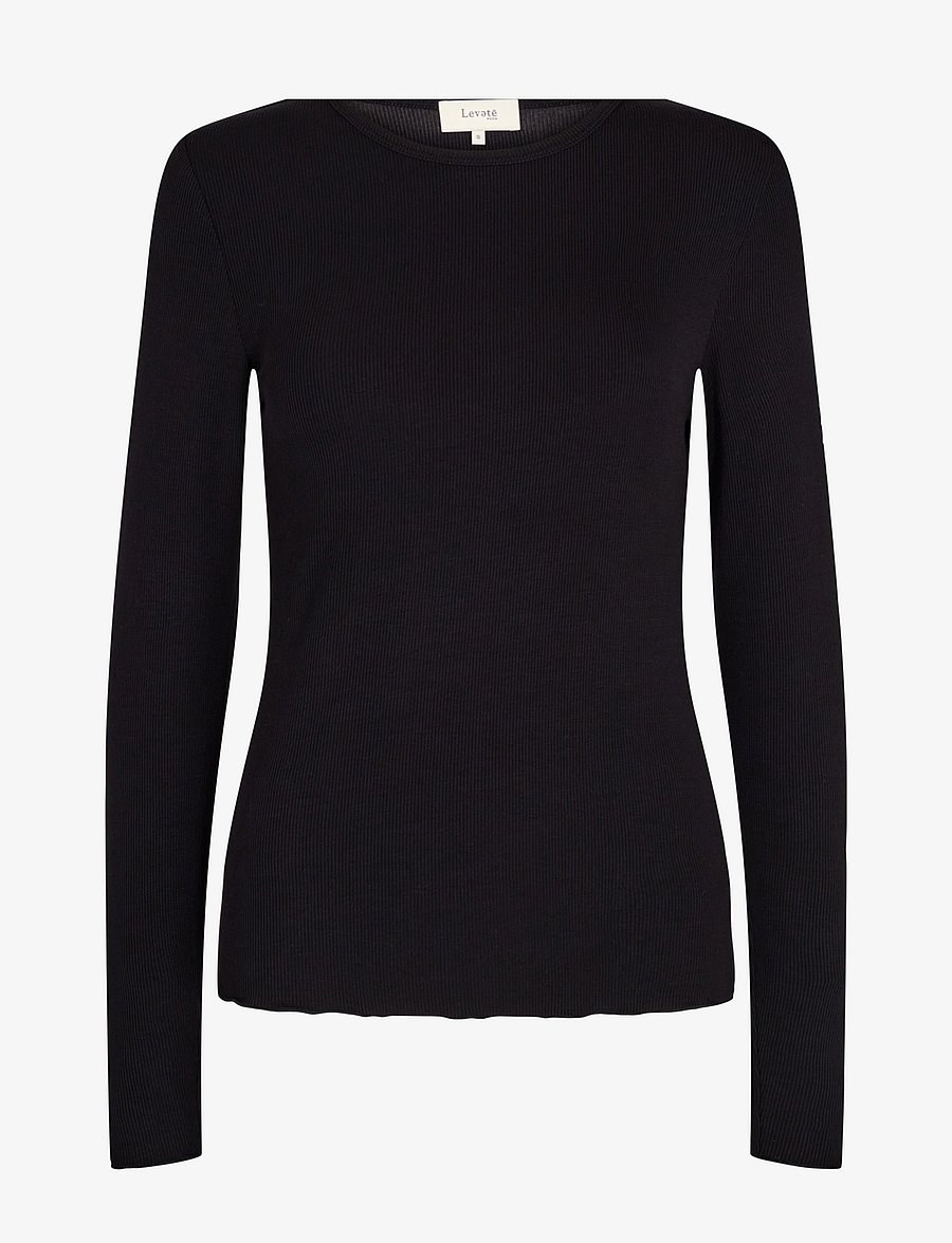 Levete Room - LR-IKA - långärmade toppar - black - 0