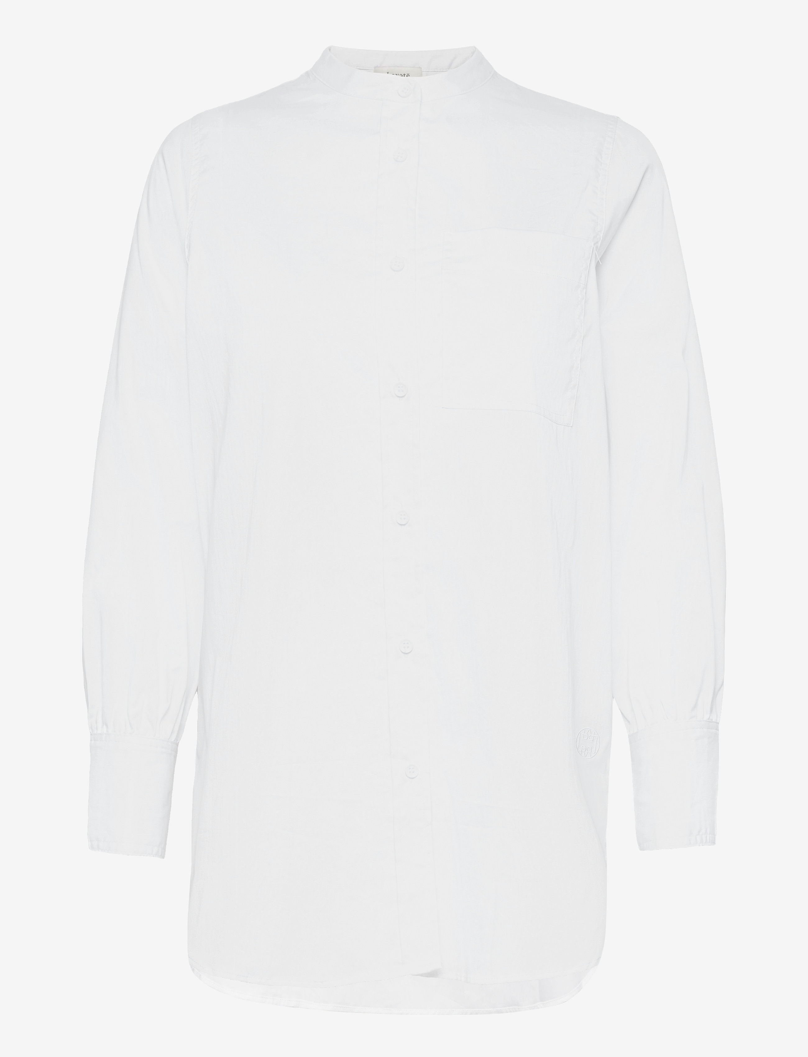 Levete Room Lr-Isla Solid, XS, Shirts, Weiß - Long-sleeved, Frauen