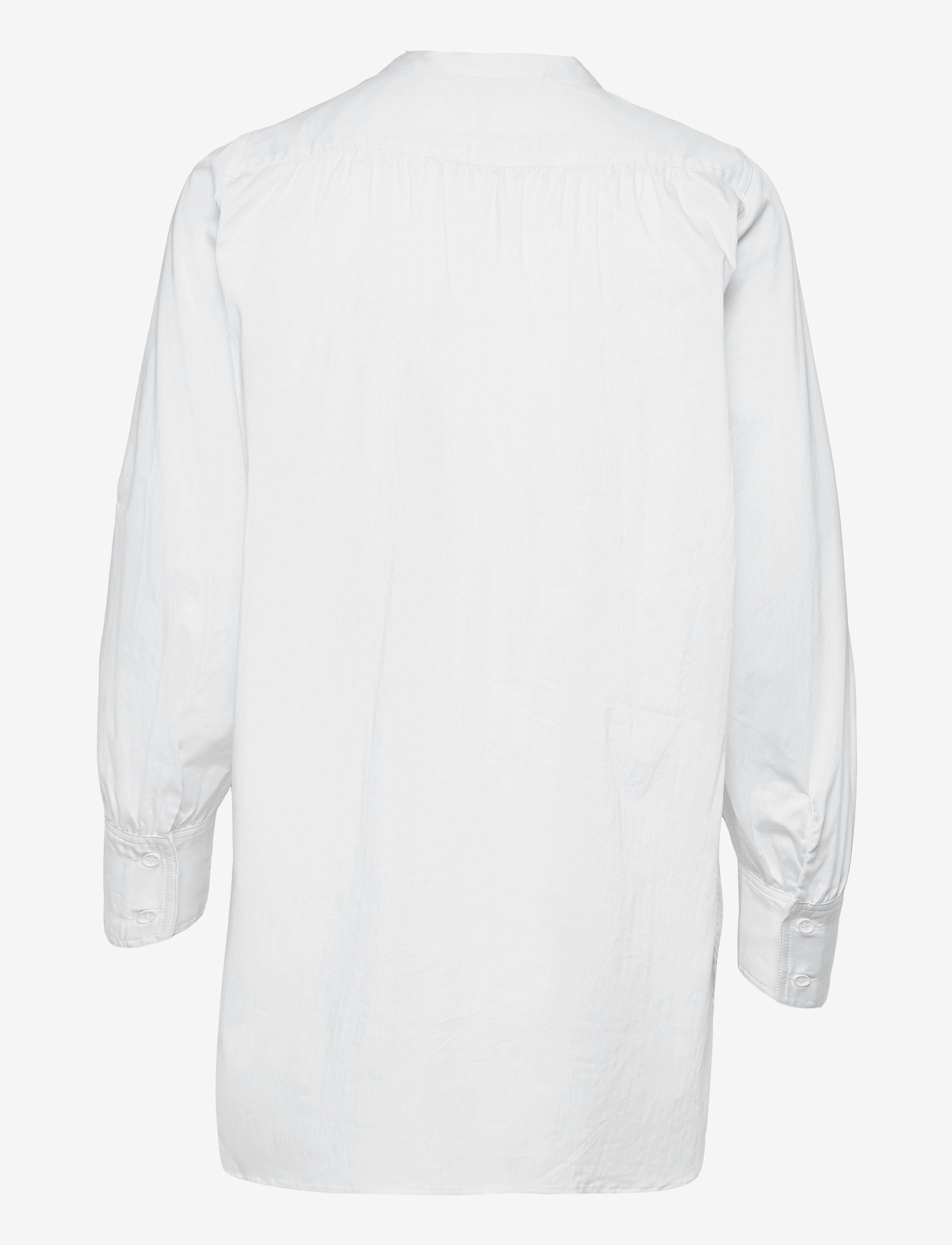 Levete Room - LR-ISLA SOLID - long-sleeved shirts - l100 - white - 1
