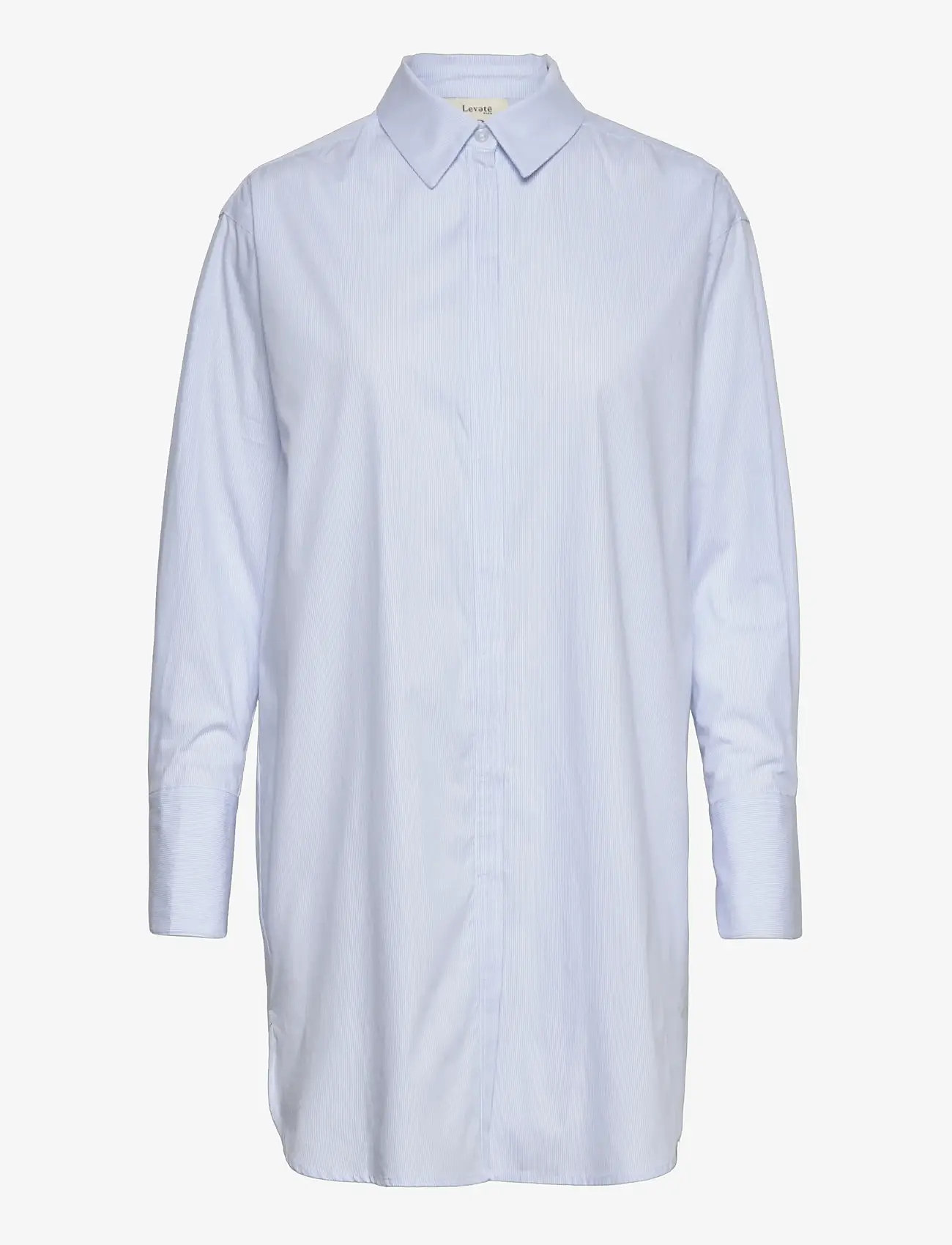 Levete Room - LR-NANNA - langärmlige hemden - l230c - gray dawn combi - 0