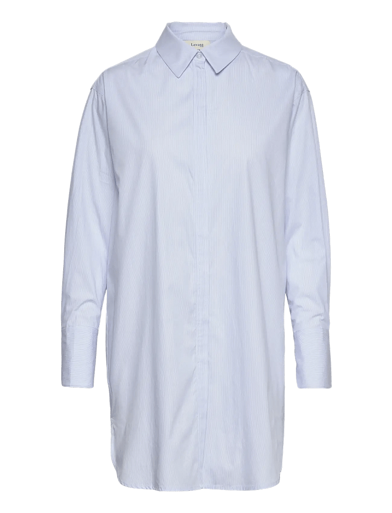 Levete Room - LR-NANNA - langærmede skjorter - l230c - gray dawn combi - 0