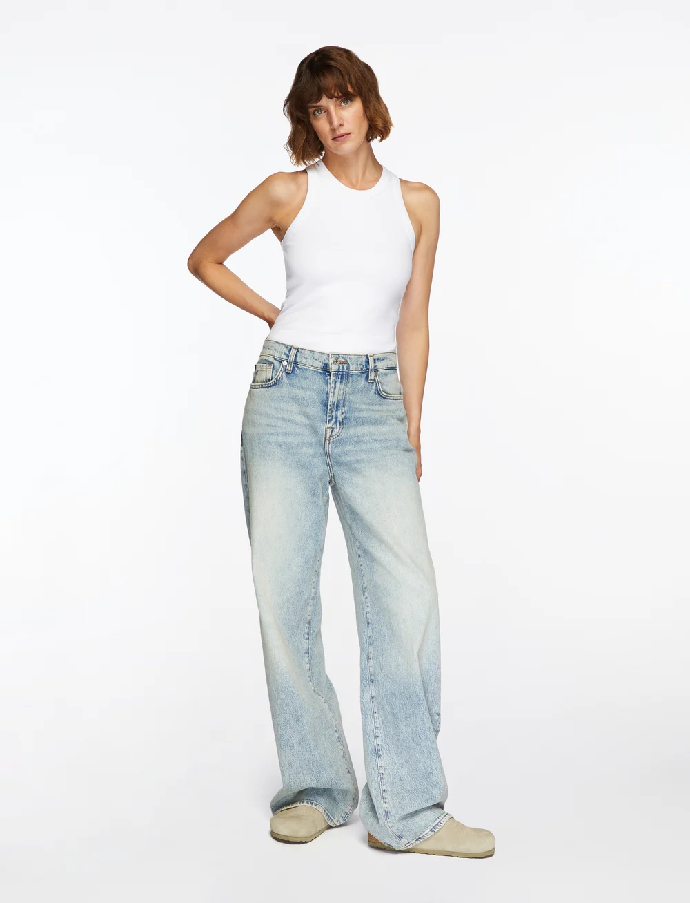 Levete Room - LR-NUMBIA - hauts sans manches - white - 2