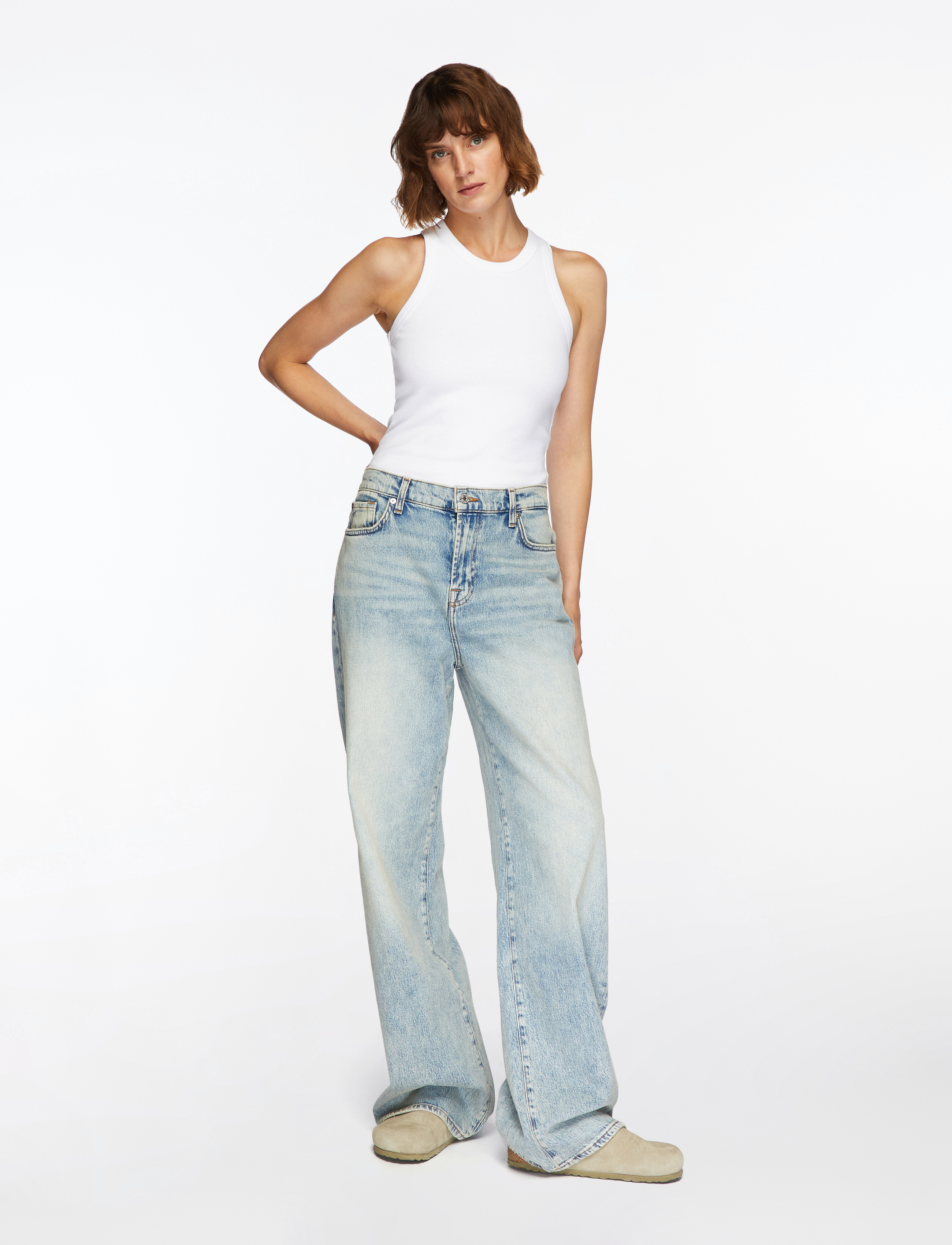 Levete Room - LR-NUMBIA - Ärmellose tops - white - 2