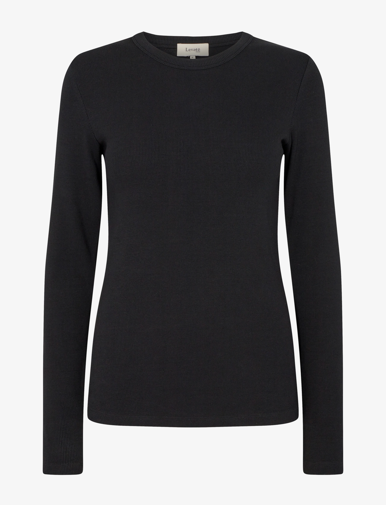 Levete Room Lr-Numbia, S, T-shirts & Oberteile, Schwarz - Long-sleeved, Frauen