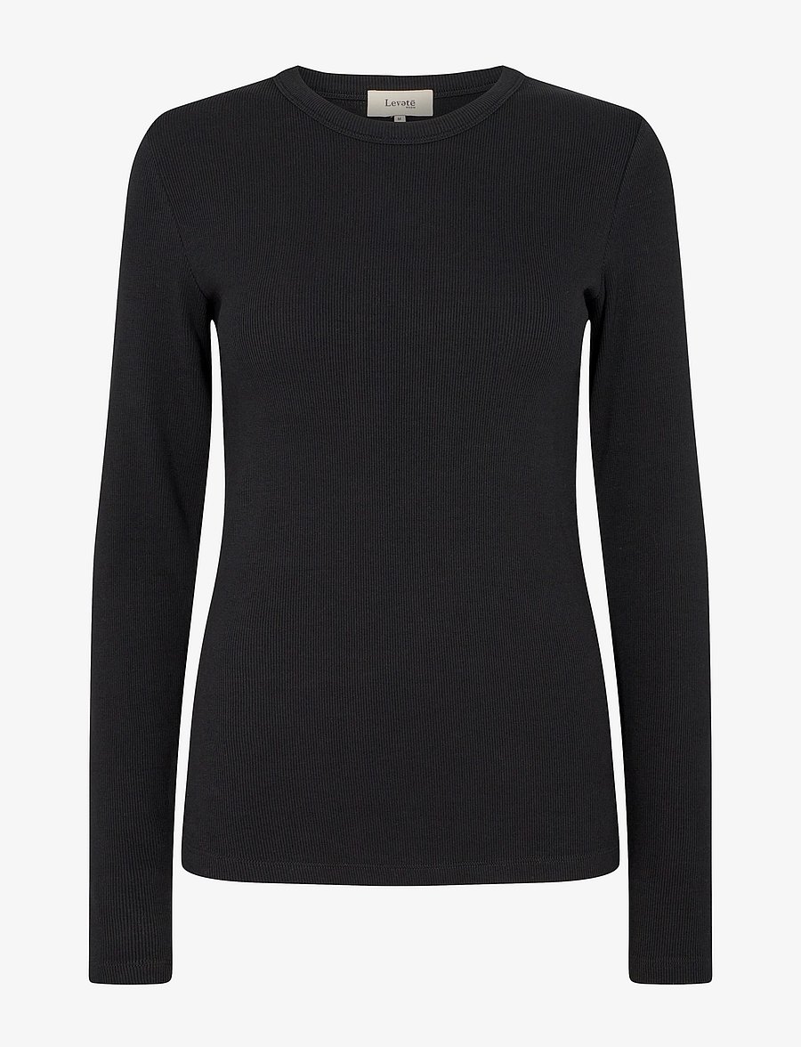 Levete Room - LR-NUMBIA - langærmede toppe - black - 0
