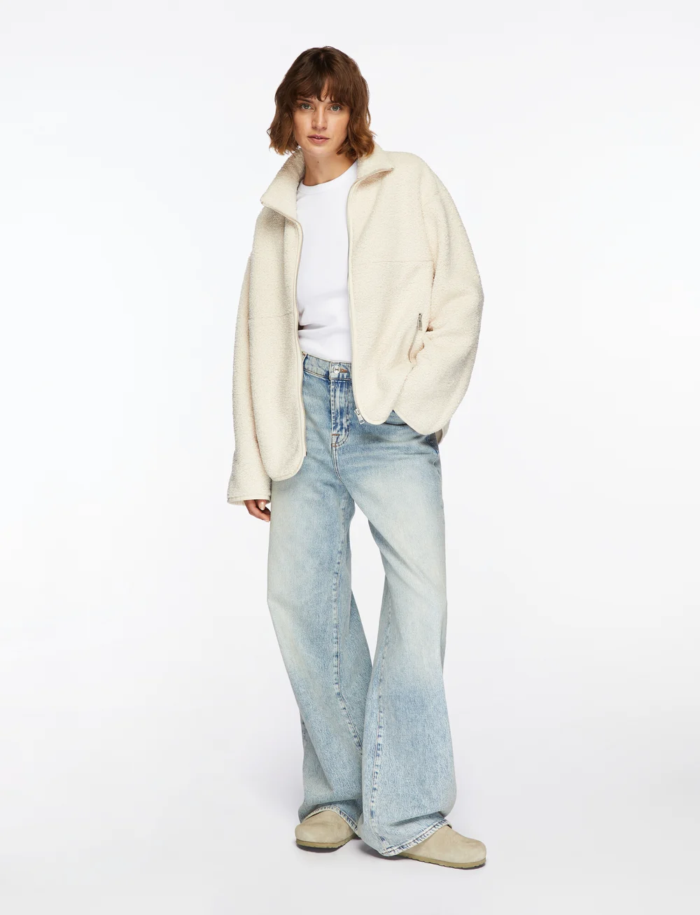 Levete Room - LR-NUMBIA - långärmade toppar - white - 2