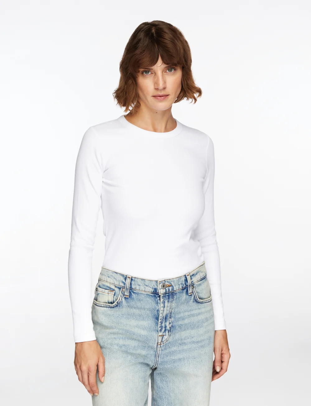 Levete Room - LR-NUMBIA - långärmade toppar - white - 0