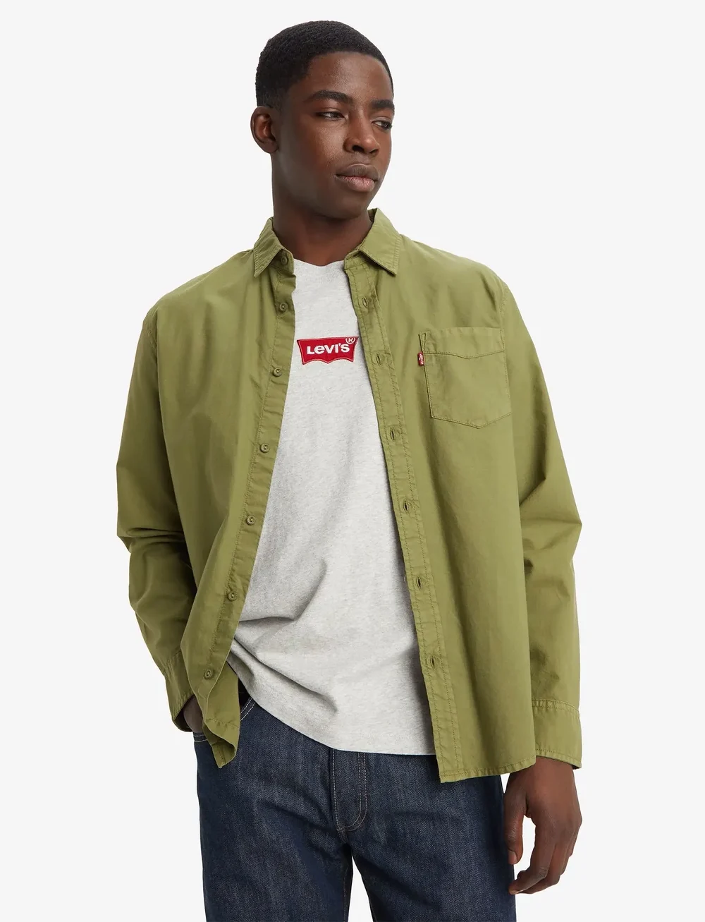 Levi's® - LSE_VINTAGE FIT GR TEE LSE_BAT - kurzärmelig - lse_batwing badge - 0