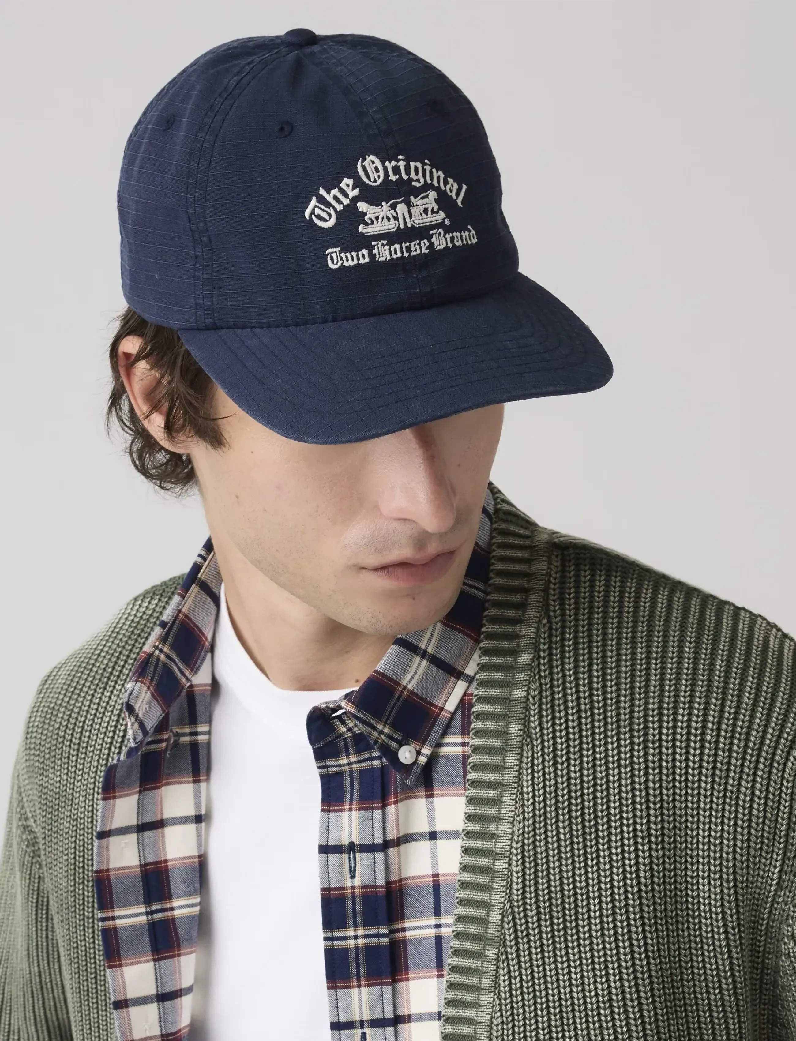 Levi's Relaxed Dad Heritage Cap Navy, Mænd, Afslappet Dad Kasket, Navy, Str: ONE SIZE