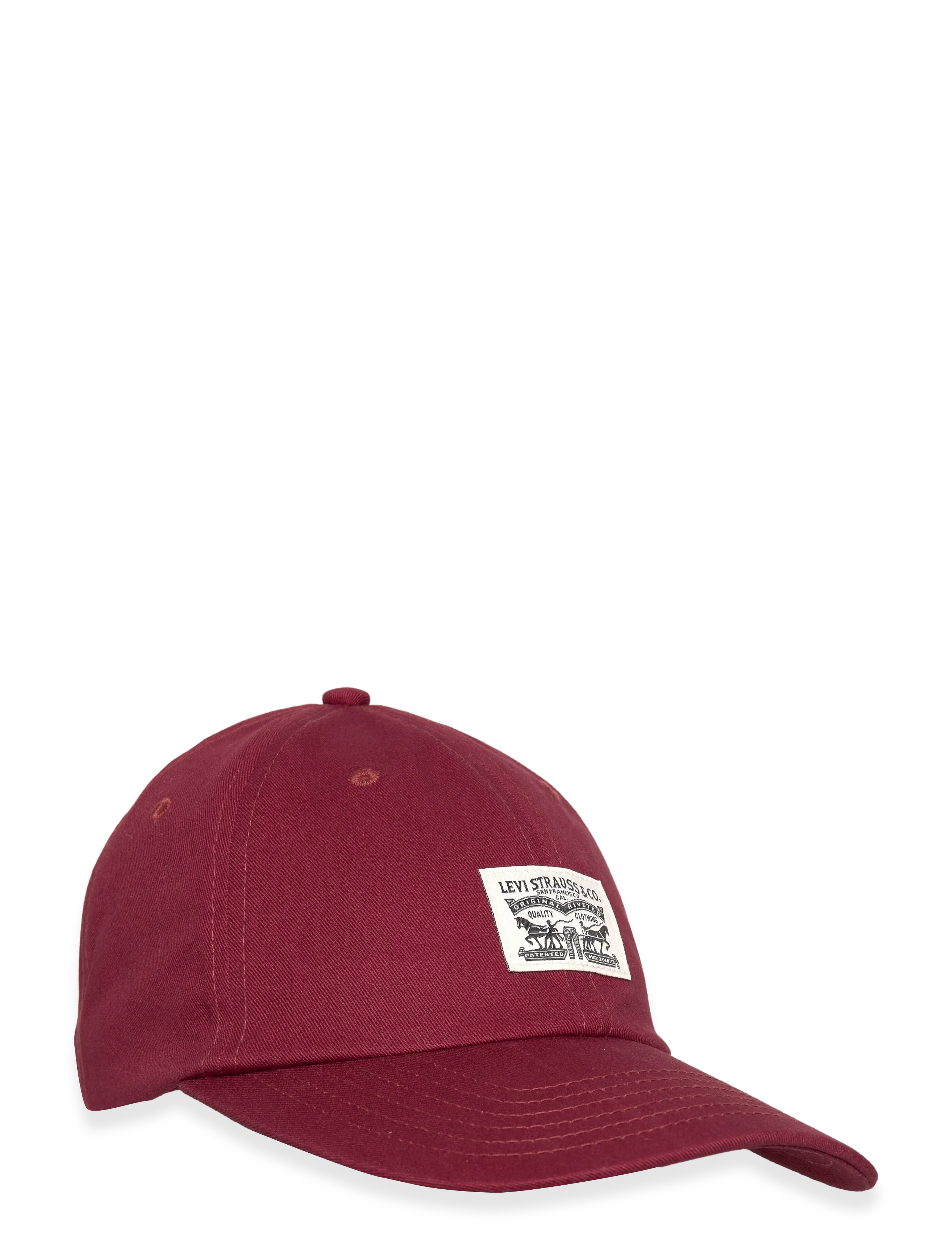 Levi's® RELAXED DAD HERITAGE CAP OXBLO - Aksesuarai - REDS / white