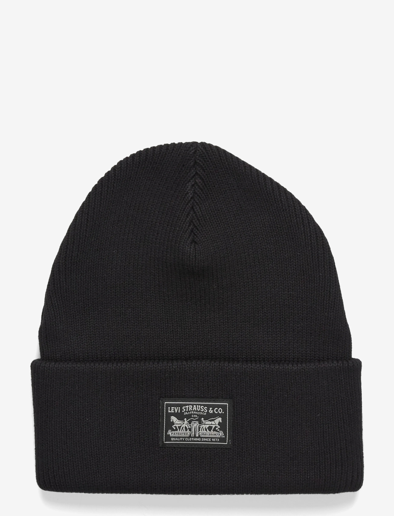 Levi's® - BACKPATCH BEANIE CAVIAR - accessoires - blacks - 0