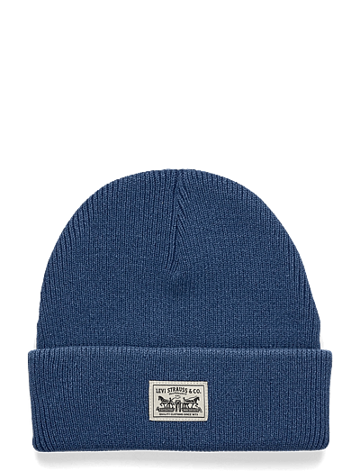 Levi's® BACKPATCH BEANIE DUSKY INDIGO - Levi's® - MED INDIGO - WORN IN / blue